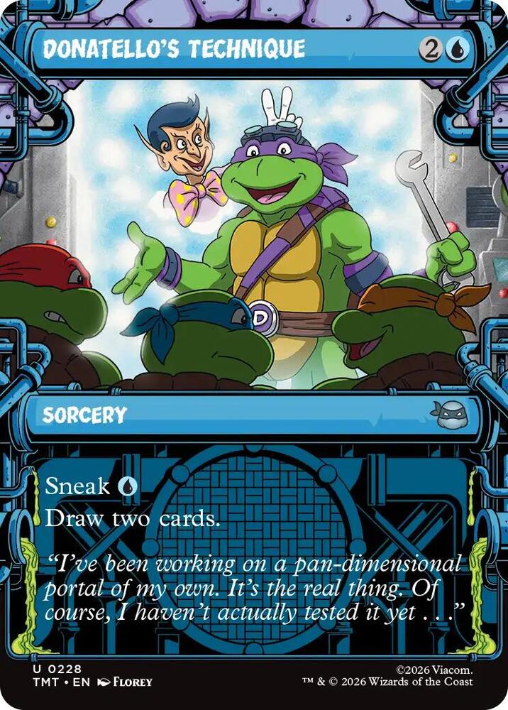 Donatello's Technique 228 (Teenage Mutant Ninja Turtles)  - Showcase Foil | Good Games Modbury