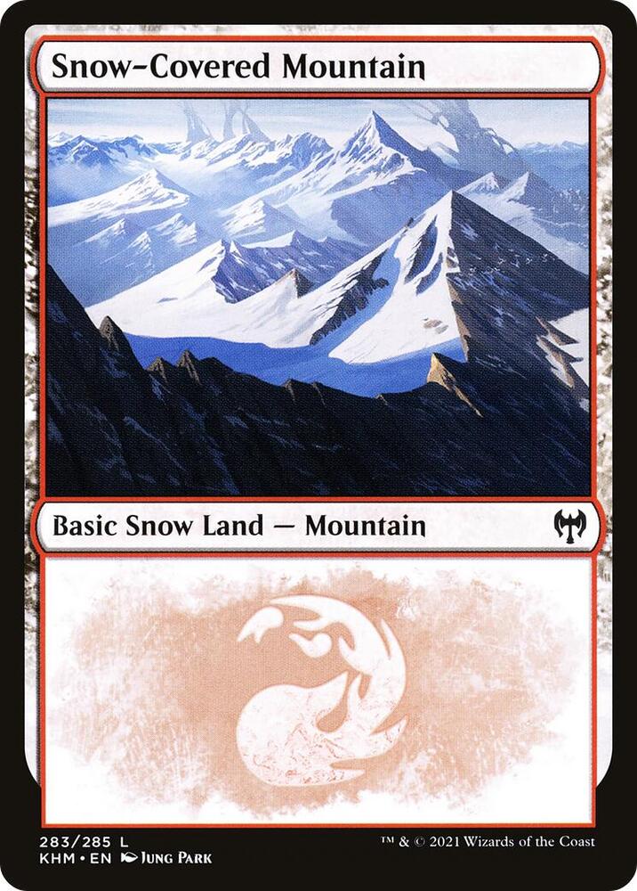 Snow-Covered Mountain 283 (Kaldheim)  | Good Games Modbury