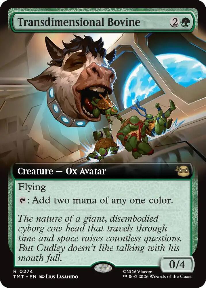 Transdimensional Bovine  274/190 (Teenage Mutant Ninja Turtles)  - Extended Art Foil | Good Games Modbury