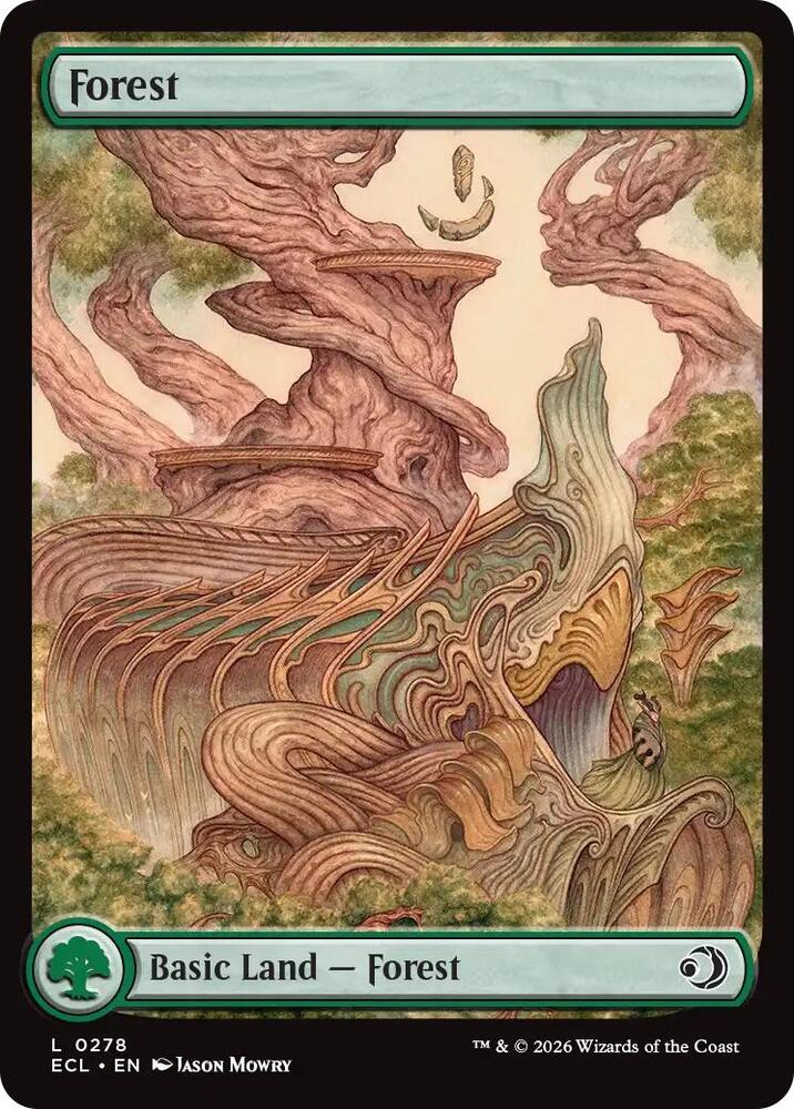 Forest  278 (Lorwyn Eclipsed)  - Full Art | Good Games Modbury