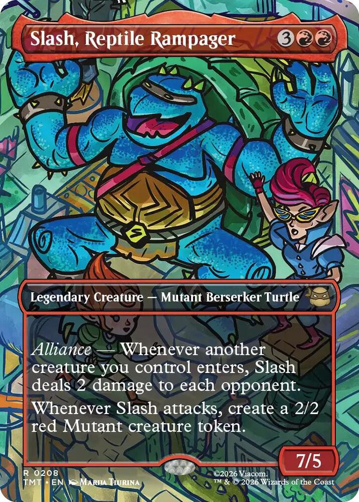 Slash, Reptile Rampager 208 (Teenage Mutant Ninja Turtles)  - Borderless | Good Games Modbury