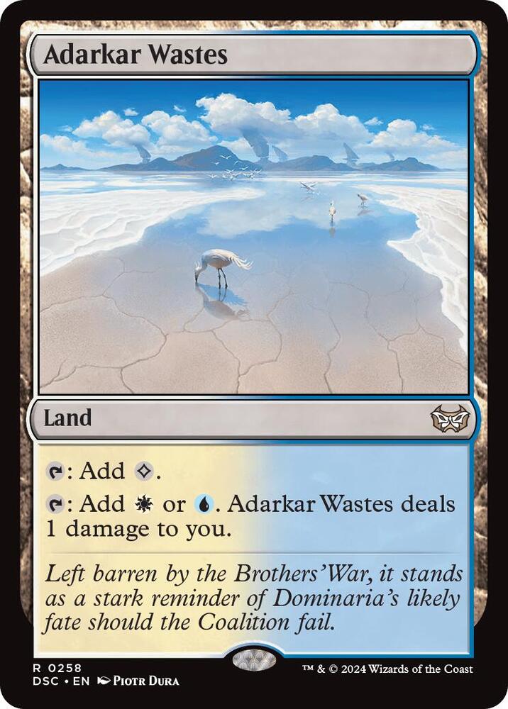 Adarkar Wastes 258 (Commander: Duskmourn: House of Horror)  | Good Games Modbury