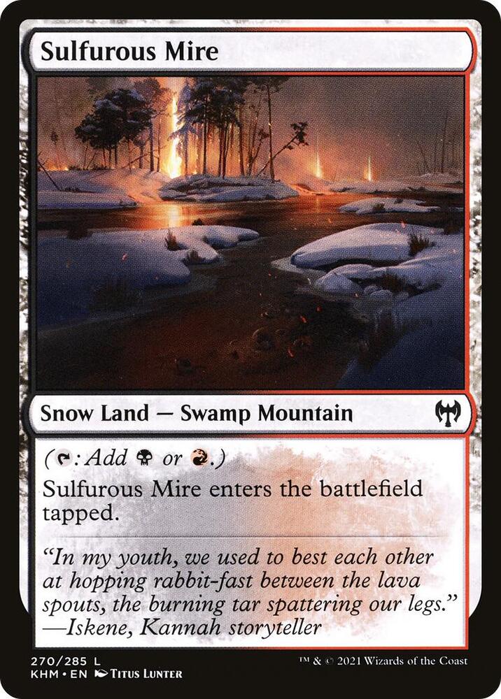 Sulfurous Mire 270/285 (Kaldheim)  - Foil | Good Games Modbury