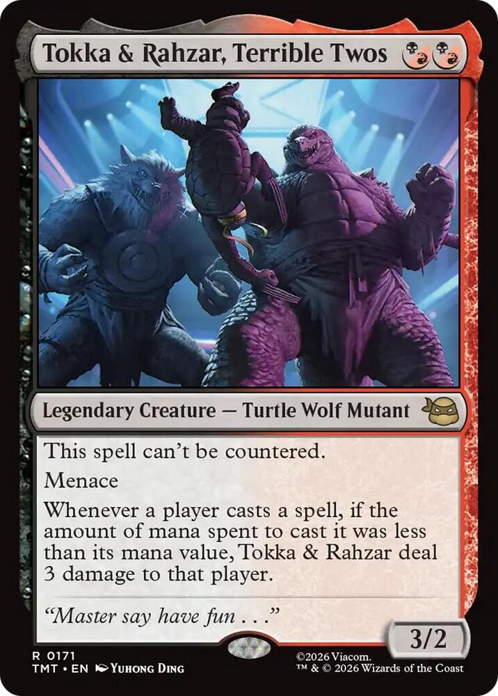 Tokka and Rahzar, Terrible Twos 171/190 (Teenage Mutant Ninja Turtles)  - Foil | Good Games Modbury