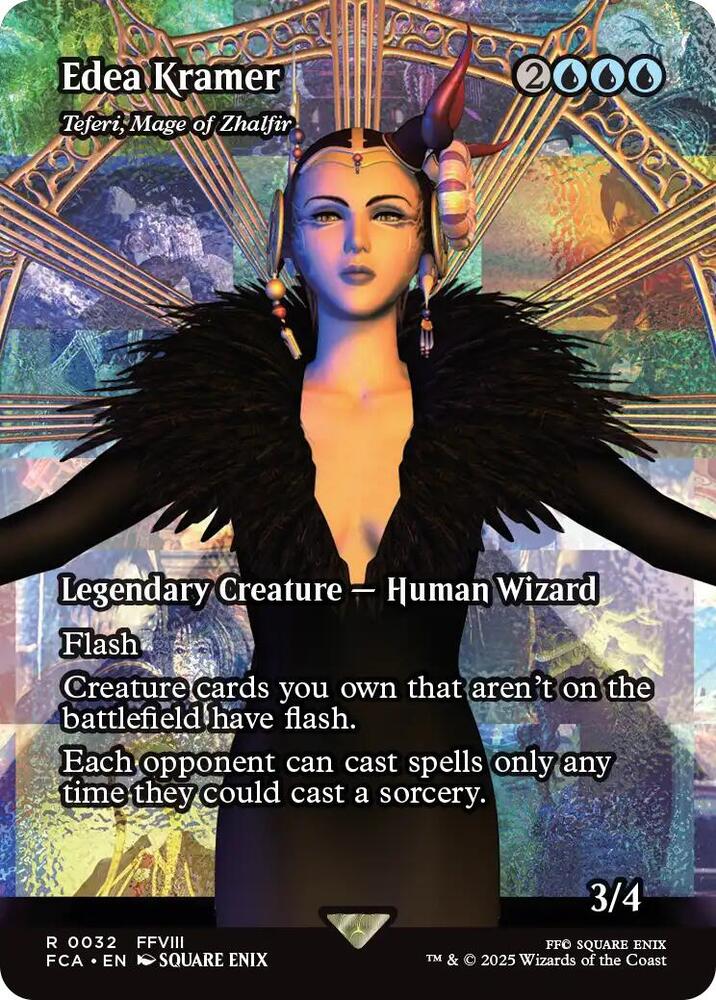 Edea Kramer - Teferi, Mage of Zhalfir 32/64 (FINAL FANTASY: Through the Ages)  - Showcase Foil | Good Games Modbury