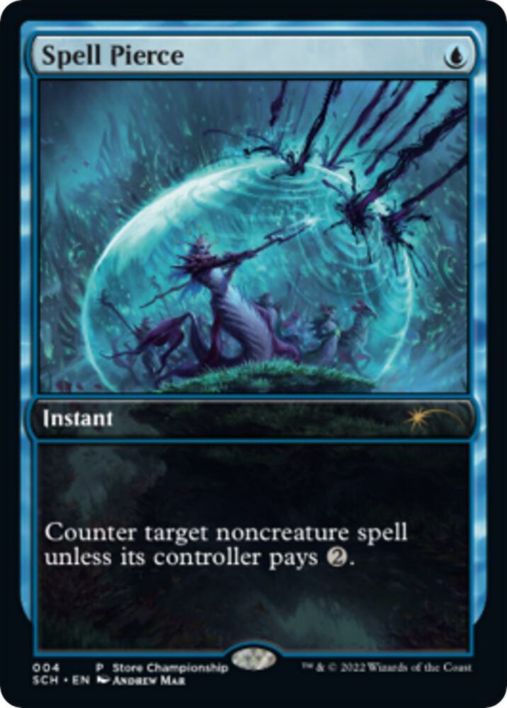 Spell Pierce 4 (Game Day & Store Championship Promos)  - Full Art | Good Games Modbury