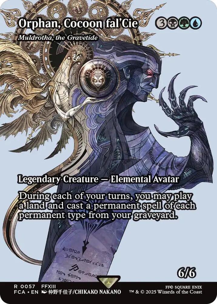 Orphan, Cocoon fal'Cie - Muldrotha, the Gravetide 57/64 (FINAL FANTASY: Through the Ages)  - Showcase Foil | Good Games Modbury