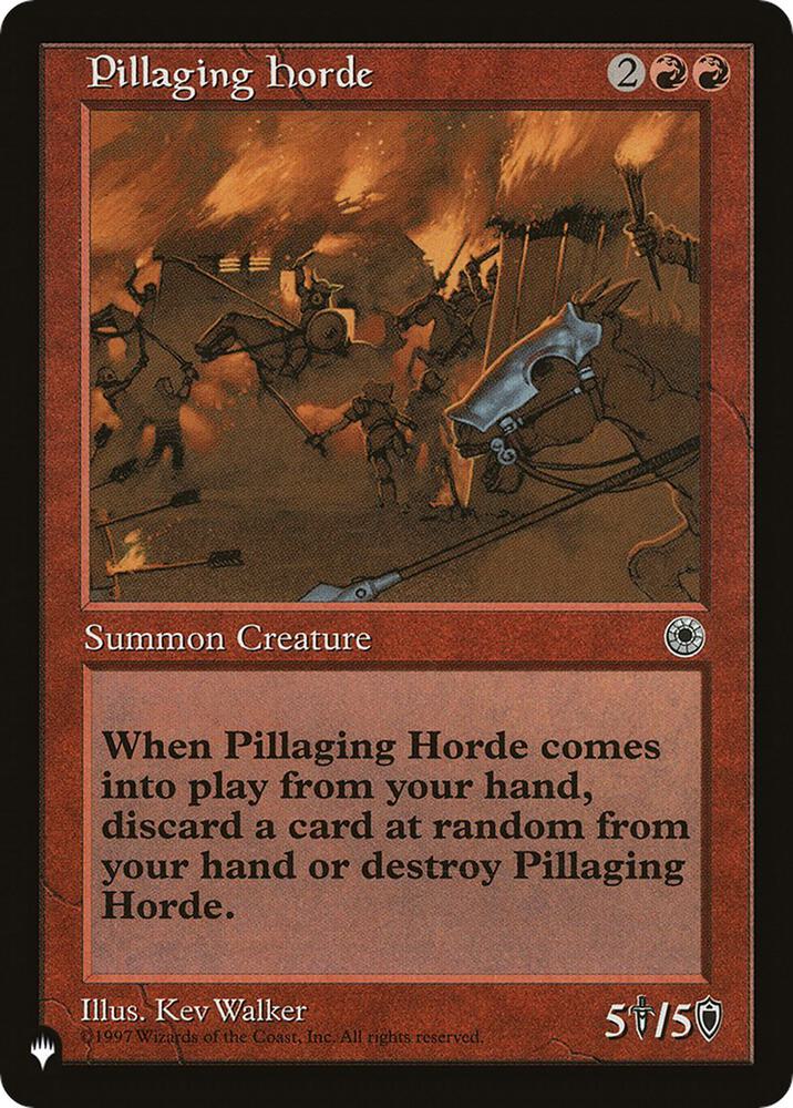 Pillaging Horde POR-142/5075 (The List Reprints)  | Good Games Modbury