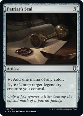 Patriars Seal 332 (Commander Legends: Battle for Baldur's Gate)  - Foil | Good Games Modbury