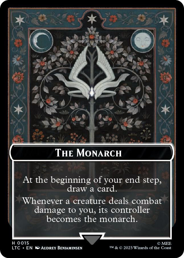 The Monarch Treasure Double Sided Token 15 // 12 (Commander: The Lord of the Rings: Tales of Middle-earth)  | Good Games Modbury