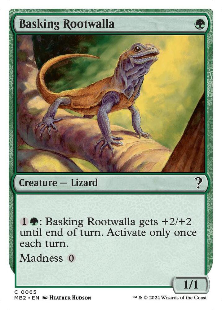 Basking Rootwalla 65/390 (Mystery Booster 2)  | Good Games Modbury