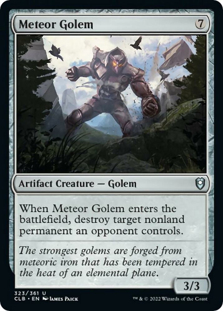 Meteor Golem 323 (Commander Legends: Battle for Baldur's Gate)  | Good Games Modbury