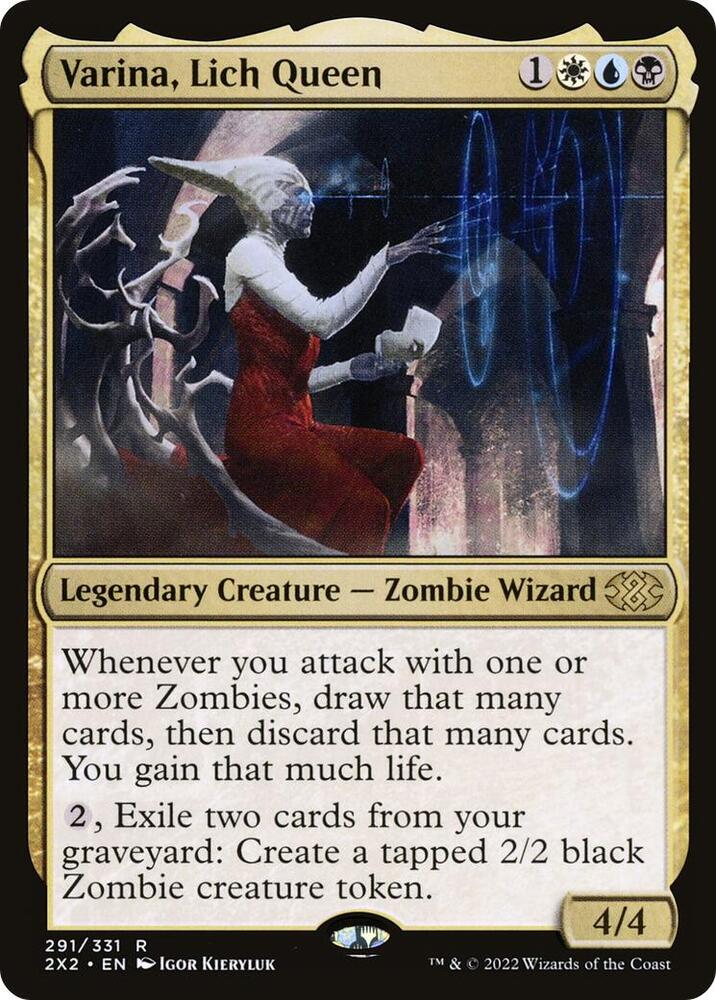 Varina Lich Queen 291/331 (Double Masters 2022)  - Foil | Good Games Modbury