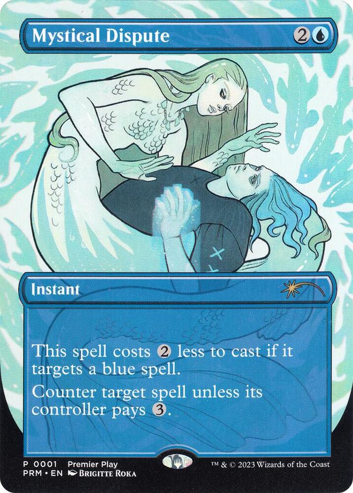 Mystical Dispute 1 (Pro Tour Promos)  - Borderless | Good Games Modbury