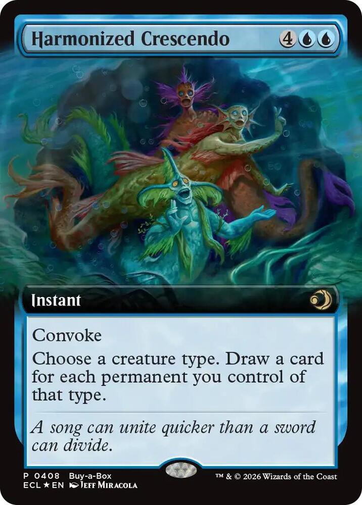 Harmonized Crescendo Extended Art 408/408 (Buy-A-Box Promos)  - Foil | Good Games Modbury