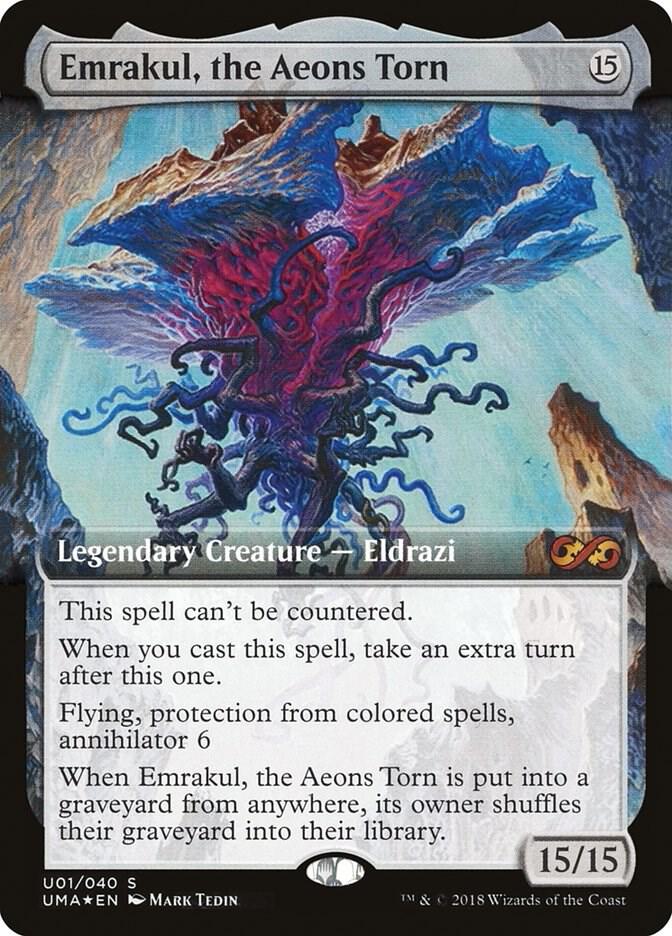 Emrakul, the Aeons Torn 1/40 (Ultimate Masters: Box Toppers)  - Foil | Good Games Modbury