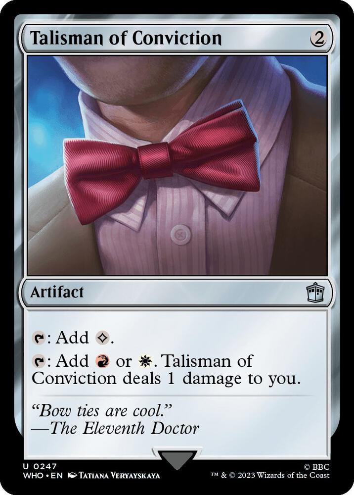 Talisman of Conviction 247/331 (Universes Beyond: Doctor Who)  - Foil | Good Games Modbury