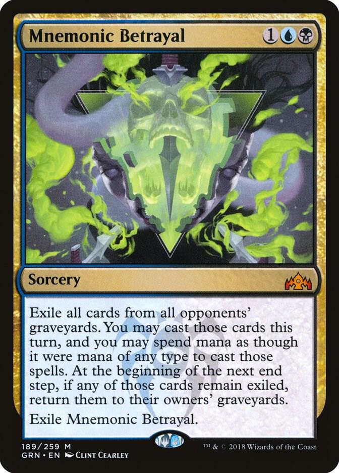 Mnemonic Betrayal 189/259 (Guilds of Ravnica)  - Foil | Good Games Modbury