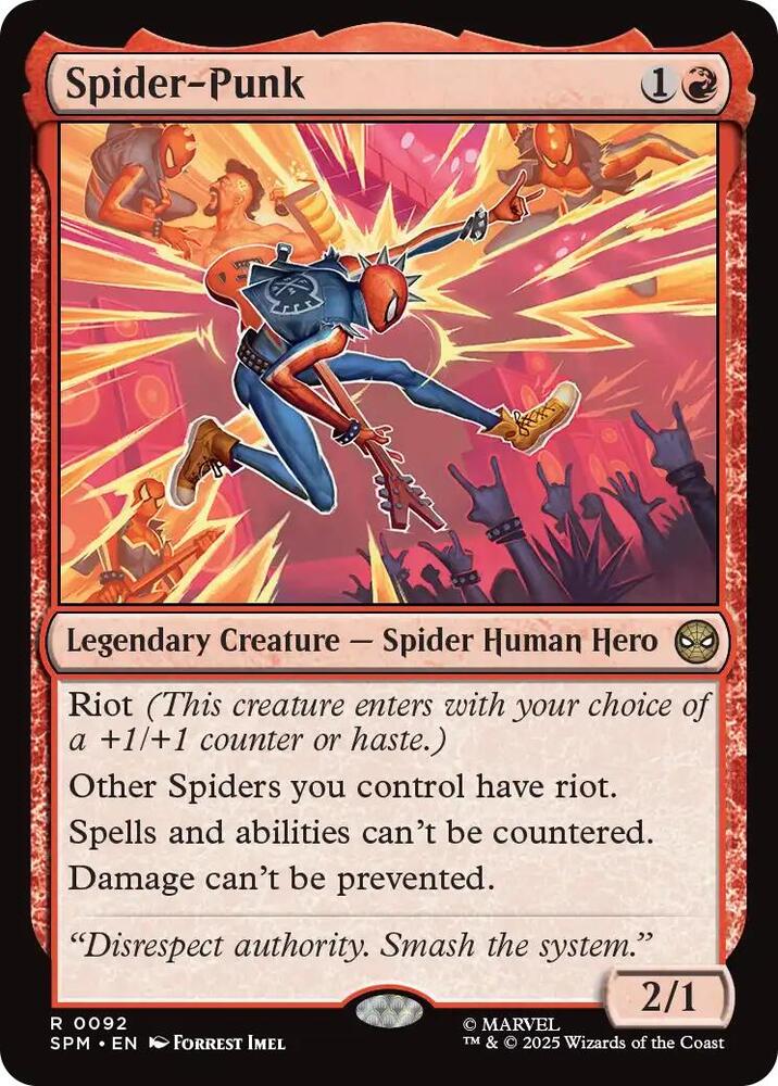 Spider-Punk 92 (Marvel's Spider-Man)  - Foil | Good Games Modbury