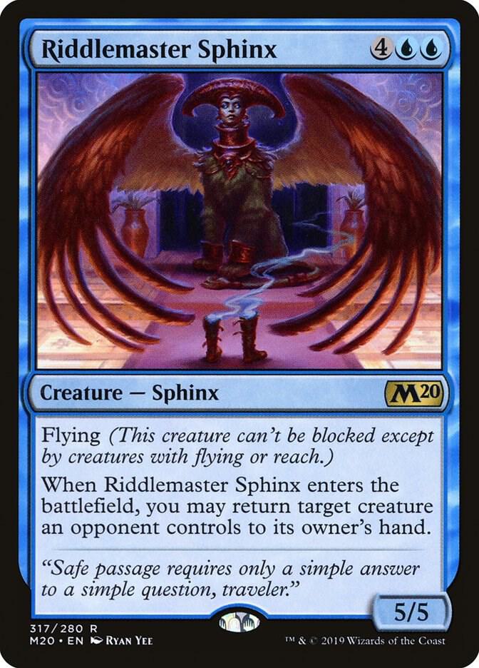 Riddlemaster Sphinx 317/280 (Core Set 2020)  | Good Games Modbury