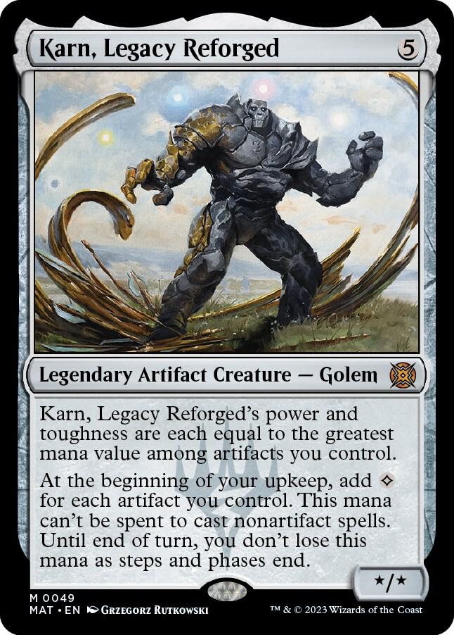 Karn, Legacy Reforged 49/50 (March of the Machine: The Aftermath)  - Foil | Good Games Modbury