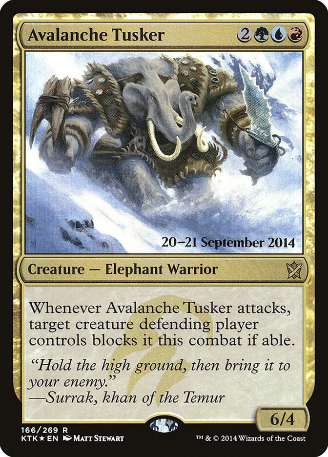 Avalanche Tusker 166s/56 (Prerelease Cards)  - PreRelease Foil | Good Games Modbury