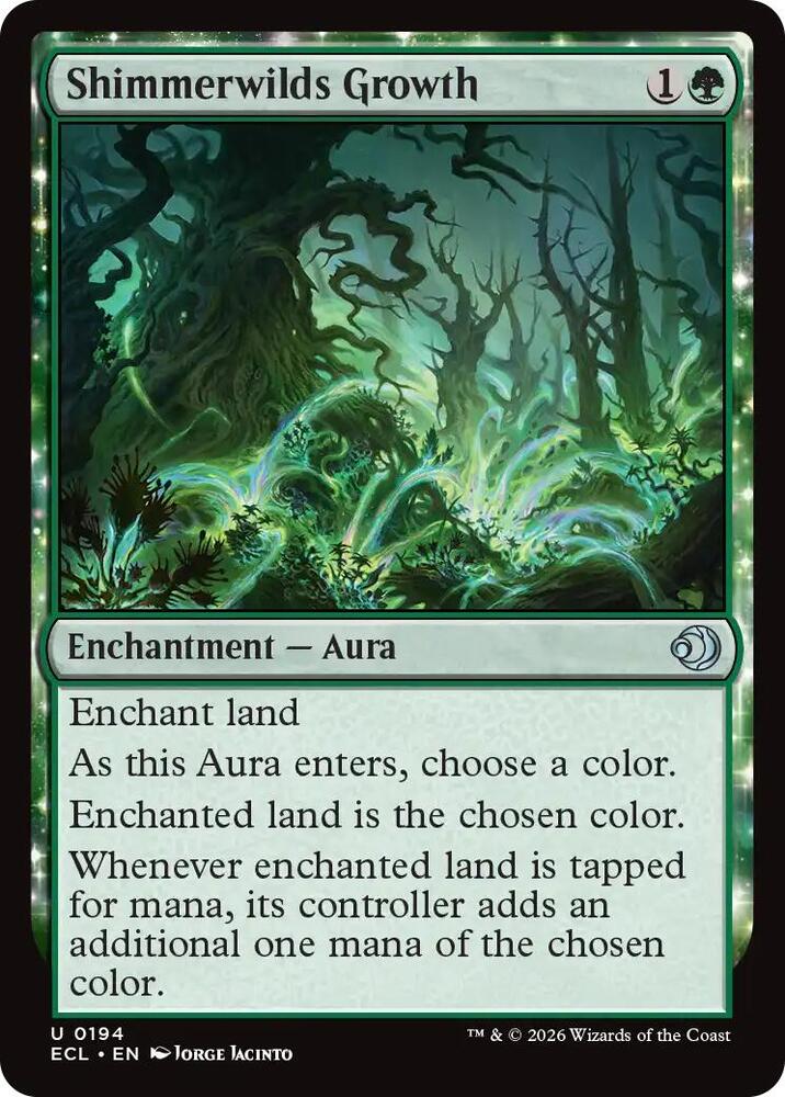 Shimmerwilds Growth 194 (Lorwyn Eclipsed)  - Foil | Good Games Modbury