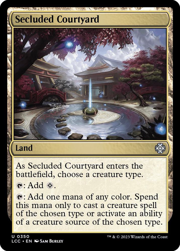 Secluded Courtyard 350/370 (Commander: The Lost Caverns of Ixalan)  | Good Games Modbury