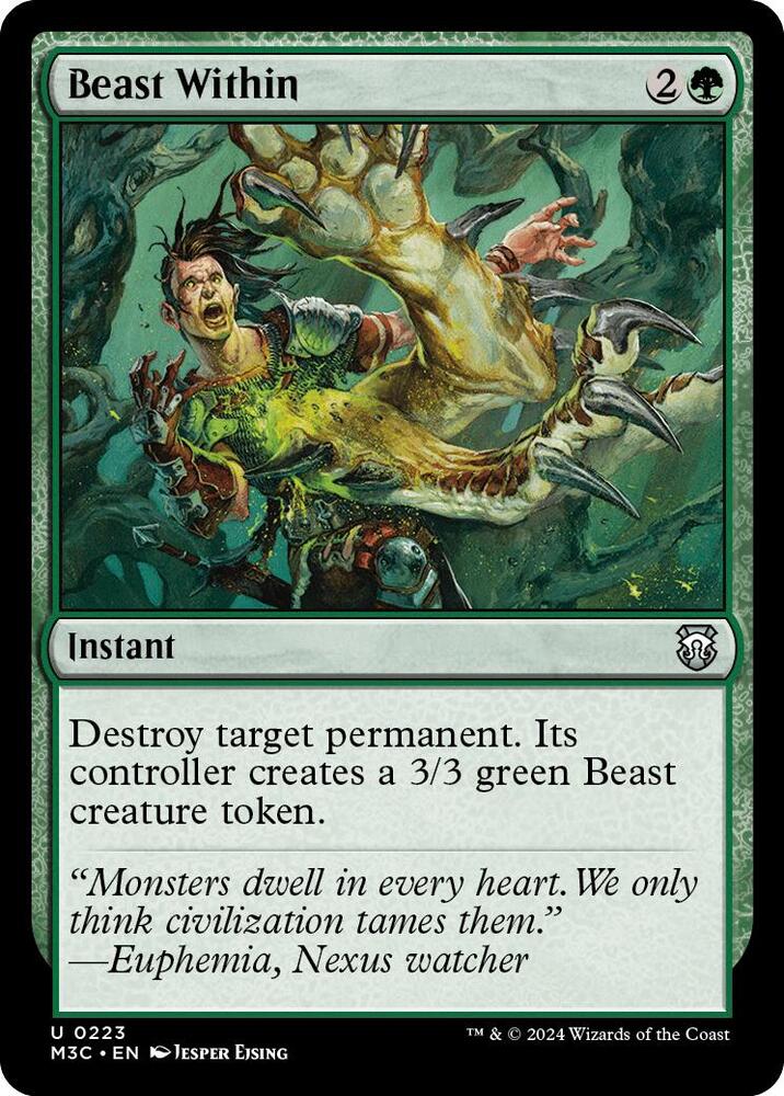 Beast Within 223/411 (Commander: Modern Horizons 3)  | Good Games Modbury