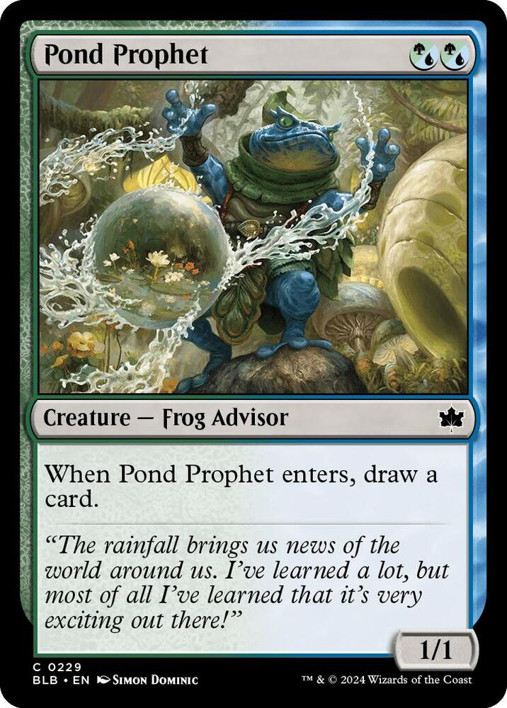 Pond Prophet 229 (Bloomburrow)  - Foil | Good Games Modbury
