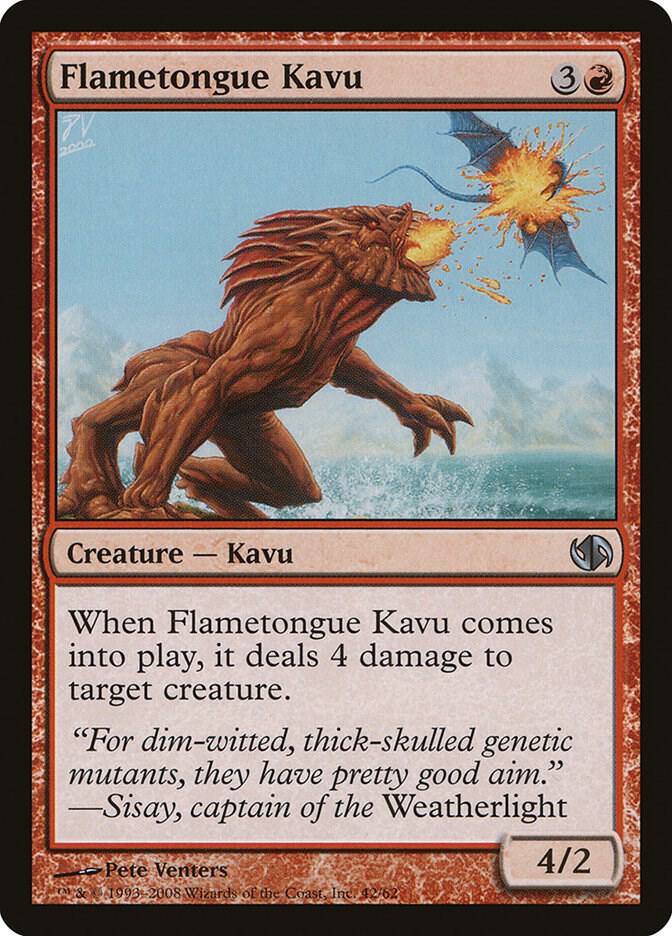 Flametongue Kavu 42/62 (Duel Decks: Jace vs. Chandra)  | Good Games Modbury