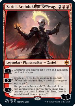 Zariel Archduke of Avernus 172/281 (Adventures in the Forgotten Realms)  | Good Games Modbury
