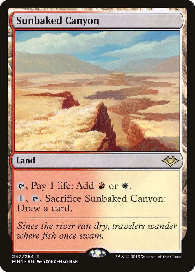 Sunbaked Canyon 247 (Modern Horizons)  | Good Games Modbury