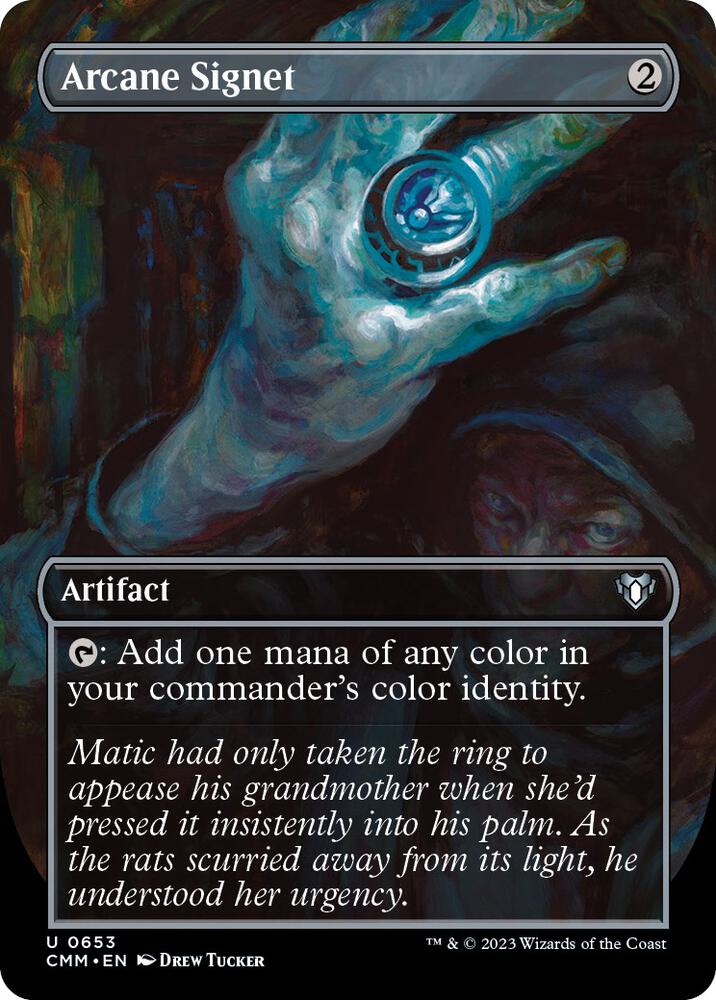 Arcane Signet 653/451 (Commander Masters)  - Borderless | Good Games Modbury