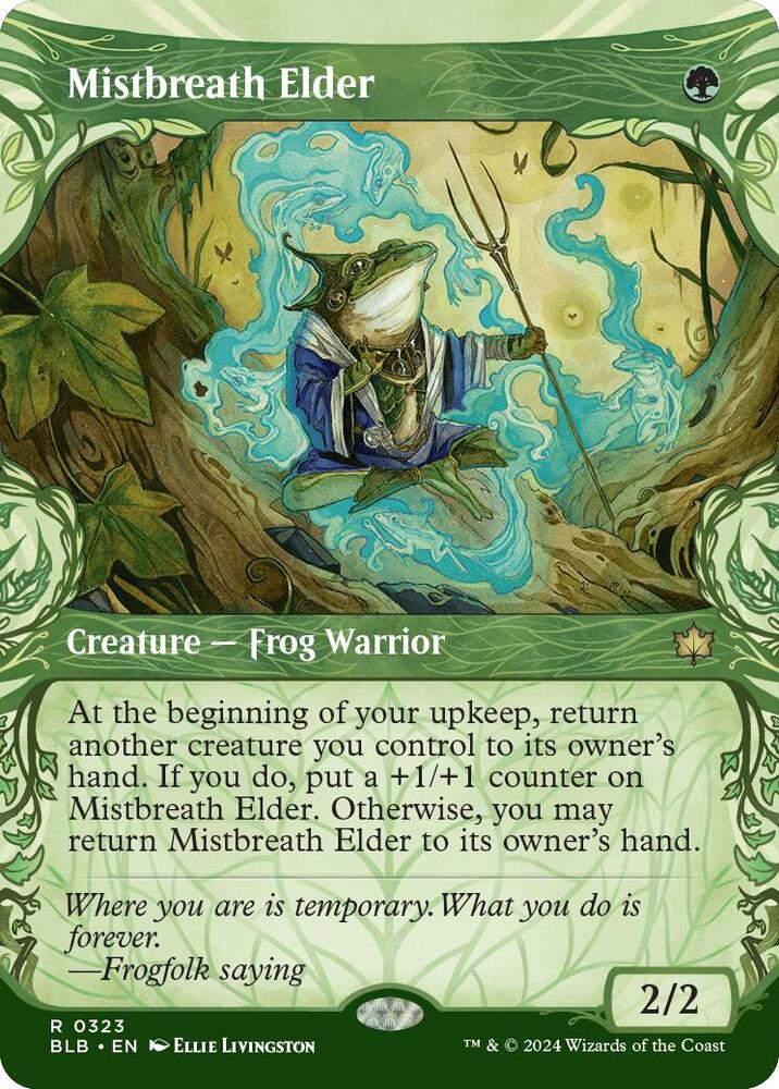 Mistbreath Elder 323 (Bloomburrow)  - Showcase Foil | Good Games Modbury