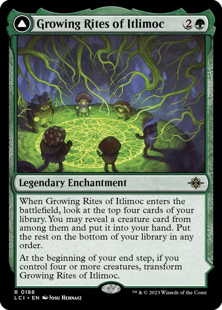 Growing Rites of Itlimoc // Itlimoc, Cradle of the Sun 188 (The Lost Caverns of Ixalan)  - Foil | Good Games Modbury
