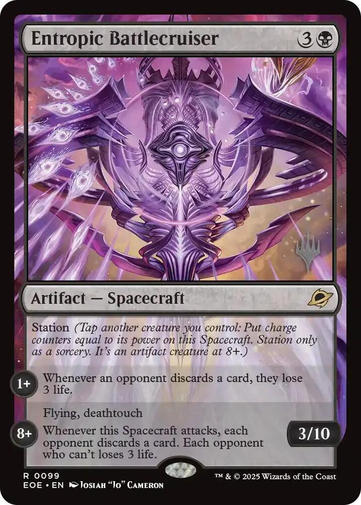 Entropic Battlecruiser 99 (Promo Pack: Edge of Eternities)  - Foil | Good Games Modbury
