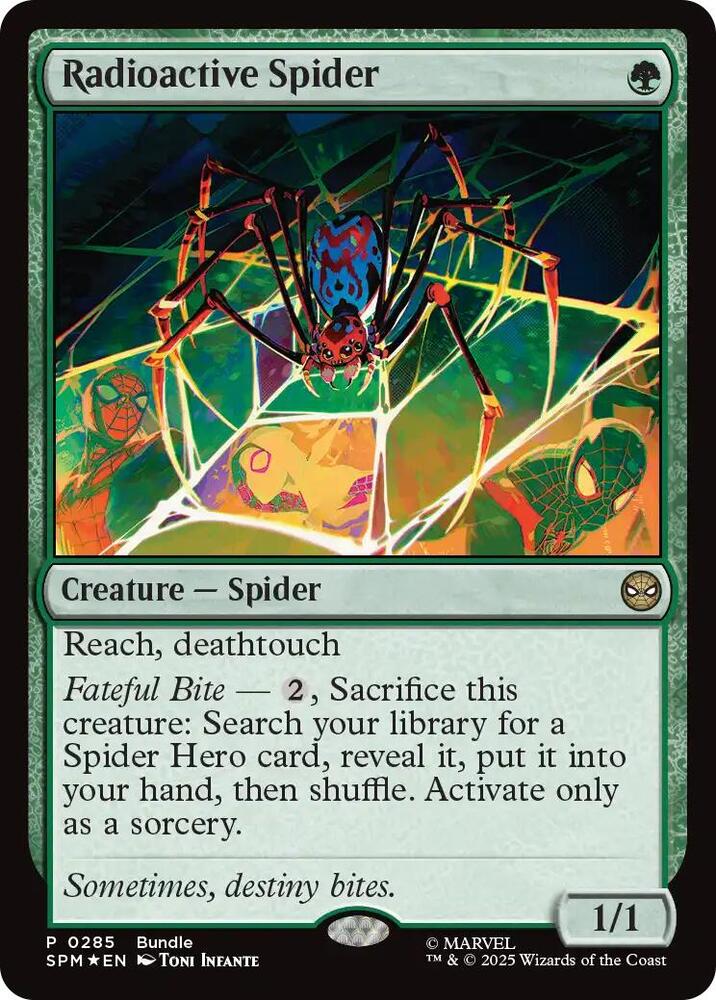 Radioactive Spider 285 (Unique and Miscellaneous Promos)  - Foil | Good Games Modbury