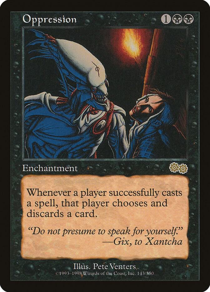 Oppression 143/350 (Urza's Saga)  | Good Games Modbury