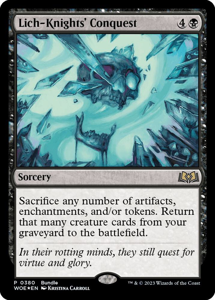 Lich Knights Conquest WOE Bundle 380/276 (Unique and Miscellaneous Promos)  - Foil | Good Games Modbury
