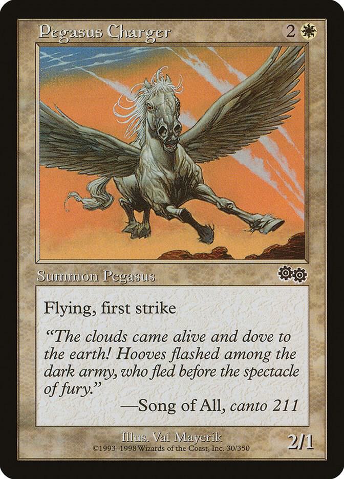 Pegasus Charger 30/350 (Urza's Saga)  | Good Games Modbury