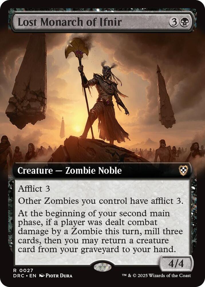 Lost Monarch of Ifnir 27/187 (Commander: Aetherdrift)  - Extended Art | Good Games Modbury