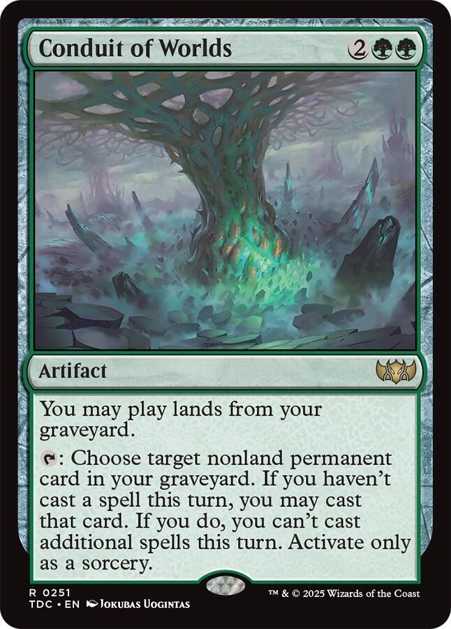 Conduit of Worlds 251 (Commander: Tarkir: Dragonstorm)  | Good Games Modbury