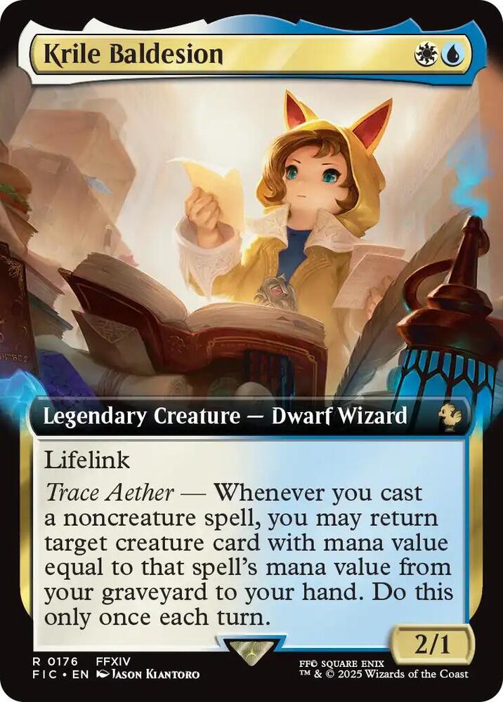 Krile Baldesion  176 (Commander: FINAL FANTASY)  - Extended Art Foil | Good Games Modbury
