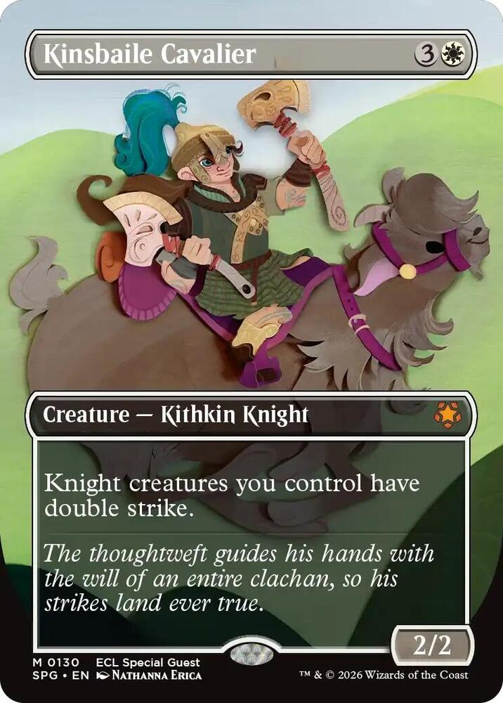 Kinsbaile Cavalier 130 (Special Guests)  - Borderless Foil | Good Games Modbury