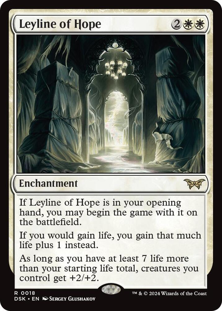 Leyline of Hope 18/286 (Duskmourn: House of Horror)  - Foil | Good Games Modbury