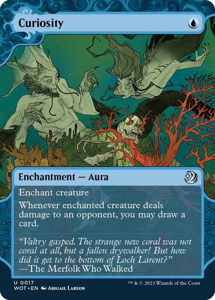 Curiosity 17/63 (Wilds of Eldraine: Enchanting Tales)  - Borderless Foil | Good Games Modbury