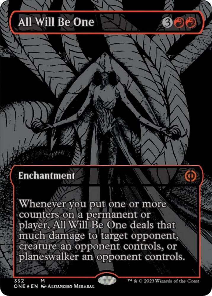 All Will Be One 352/271 (Phyrexia: All Will Be One)  - Oil Slick Foil | Good Games Modbury