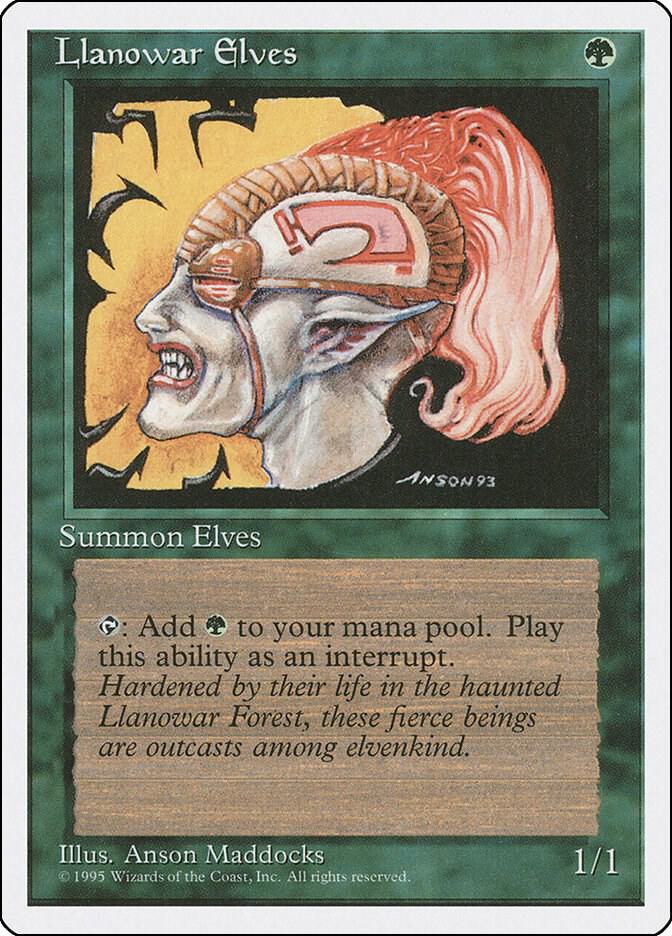Llanowar Elves 145 (Fourth Edition)  | Good Games Modbury