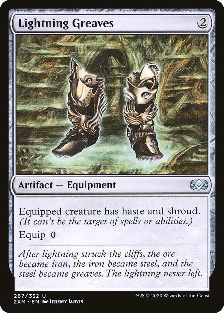 Lightning Greaves 267 (Double Masters)  - Foil | Good Games Modbury